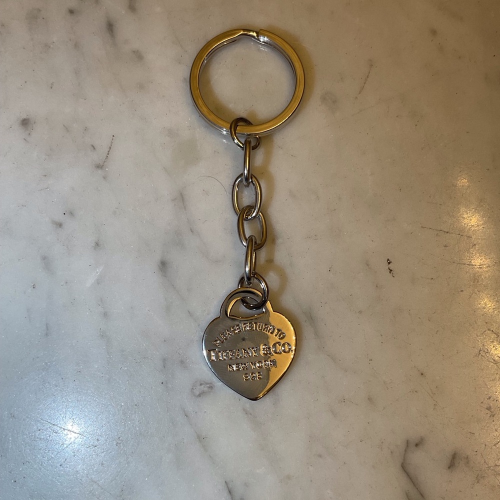 Tiffany & Co. Silver Heart Keychain